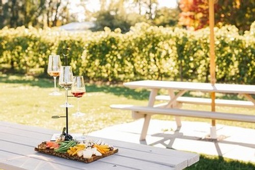 Charcuterie Board With Wine