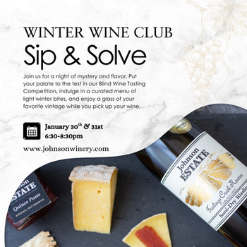 The Winter Sip & Solve: Club Pickup