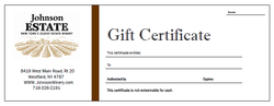 Paper Gift Certificate