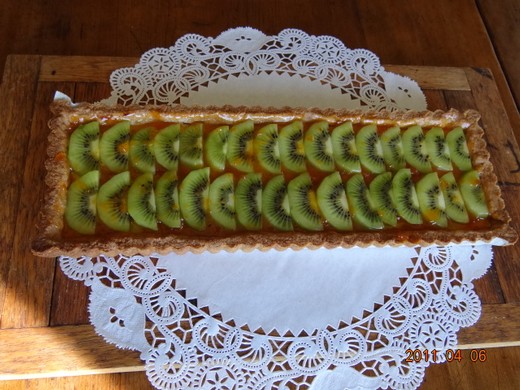 Strawberry or Kiwi Frangipane Tart