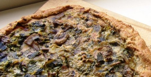 Mushroom and Leek Galette