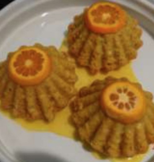 Miniature Orange Cupcakes